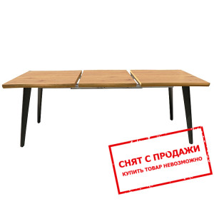 Стол раскладной Signal Fresno 150x90/210 Дуб/черны...